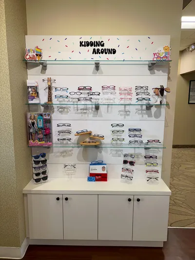 The kids' frame wall — 'Kidding Around'